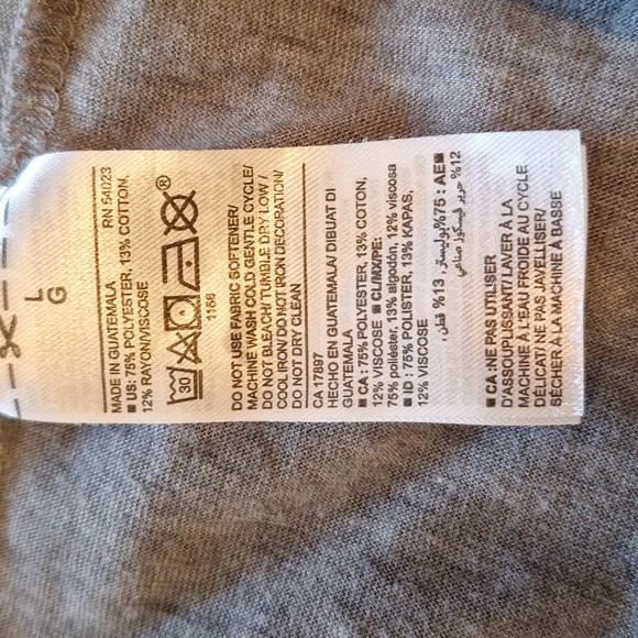 Old Navy Grey Pull-Over Hooded Long Sleeve Tee Size L Go Dry - Picture 8 of 8